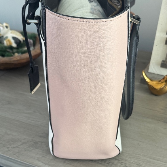 Kate Spade Black, Cream, and Pink Tote - Picture 4 of 13
